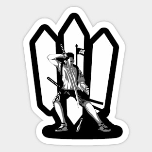 SAMURAI BOY STANCE Sticker